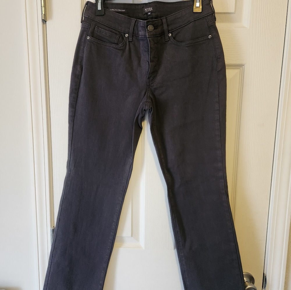 NYDJ Not Your Daughters Jeans Marilyn Straight High Rise Lift Tuck Women’s 8 P